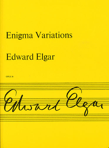 エルガー：エニグマ変奏曲 Op.36: 小型スコア 【輸入：オーケストラ(スコア)】