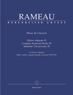 ラモー:クラヴサン曲集 第3巻: 優雅なインドの国々 1753/36年の作品/原典版/Rampe編 【輸入:ピアノ】