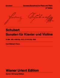シューベルト：バイオリンとピアノのためのソナチネ集: D 384, 385, 408, 574/ウィーン原典版/ホール編 【輸入：ヴァイオリン】