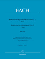 バッハ：ブランデンブルク協奏曲 第2番 ヘ長調 BWV 1047/新バッハ全集版: 指揮者用大型スコア 【輸入：室内楽(スコア)】