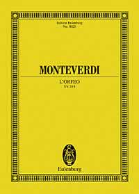 モンテヴェルディ：オペラ「オルフェーオ(オルフェウス)」(伊語)/Gillico編: スタディ・スコア 【輸入：ヴォーカルとオーケストラ】