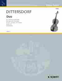 ディッタースドルフ:Duo Es-Dur (Va,Vc) 【輸入:室内楽(パート譜)】