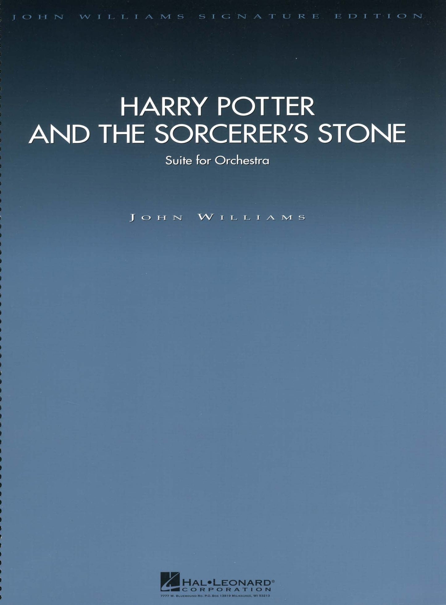 ウィリアムズ：管弦楽組曲「ハリー・ポッターと賢者の石」: 指揮者用大型スコア(デラックス・スコア) 【輸入：オーケストラ(スコア)】