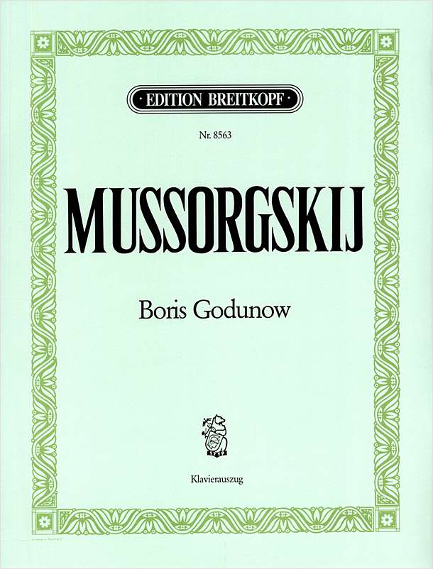 ムソルグスキー:オペラ「ボリス・ゴドゥノフ」(ロシア語・仏語・独語)/1869年の作曲者オリジナル版 【輸入:ヴォーカルとピアノ】 ヤマハ