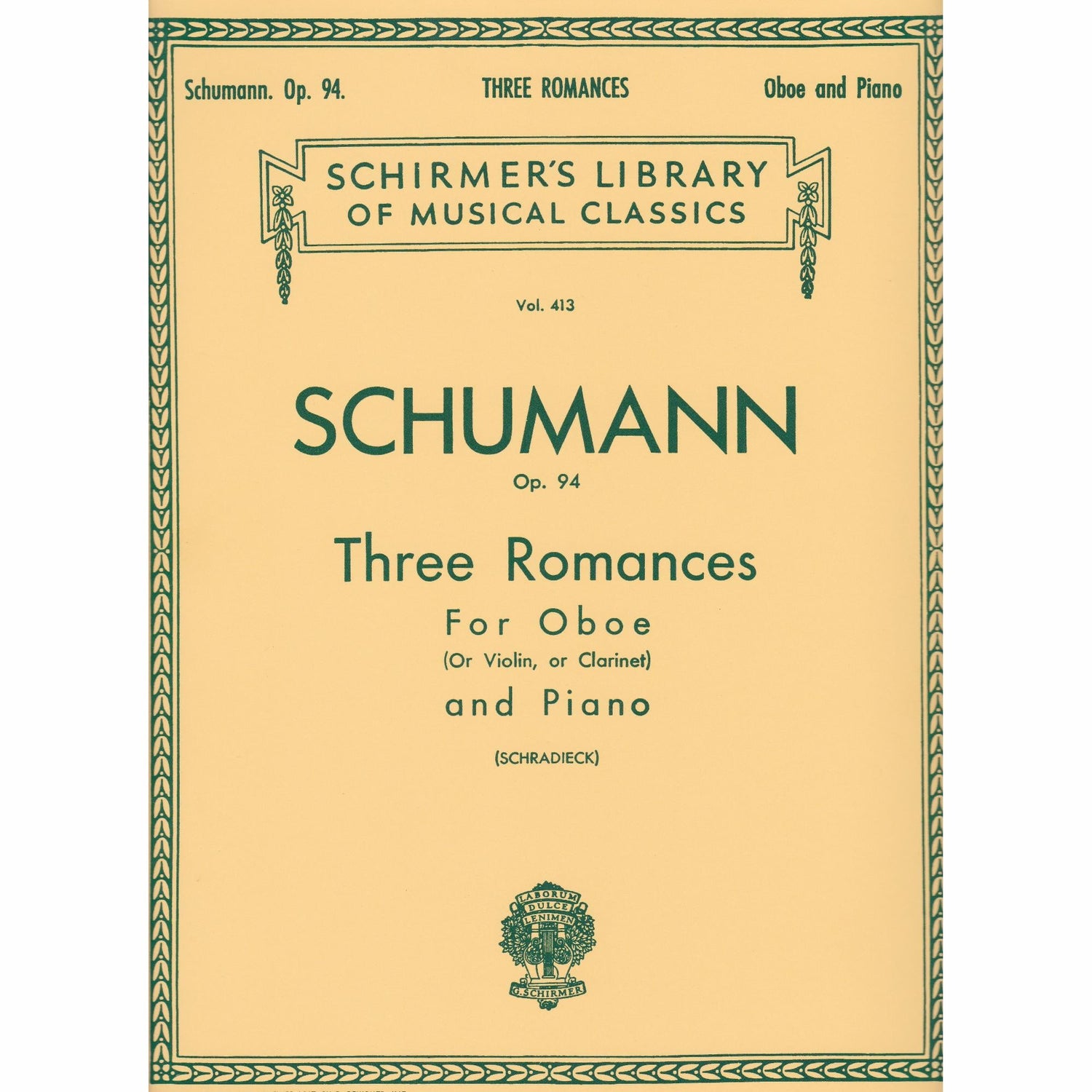 シューマン：3つのロマンス Op.94 【輸入：ヴァイオリン】 | ヤマハの楽譜通販サイト Sheet Music Store