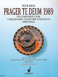 エベン：プラハ・テ・デウム (ラテン語) 【輸入：合唱とオーケストラ】
