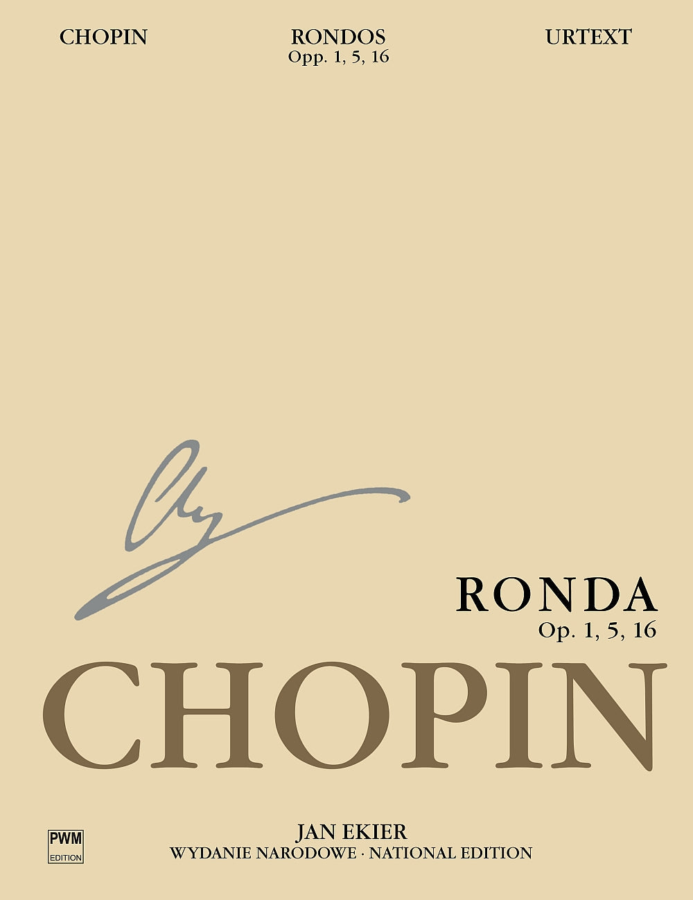ショパン：ロンド集 Op.1, 5, 16/エキエル編 【輸入：ピアノ】