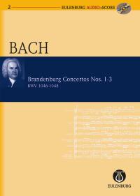 バッハ：ブランデンブルク協奏曲 第1巻 BWV 1046-1048: CD付 【輸入：室内楽(スコア)】