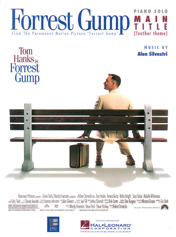 FORREST GUMP MAIN TITLE(FEATHER THEME): PIANO SOLO 【輸入：ヴォーカルとピアノ】