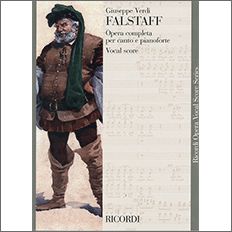 ヴェルディ:オペラ「ファルスタッフ」(伊語)(2006年刊/紙装) 【輸入:ヴォーカルとピアノ】