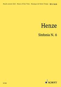 ヘンツェ：交響曲 第6番(1969年/1994年改訂): スタディ・スコア 【輸入：オーケストラ(スコア)】
