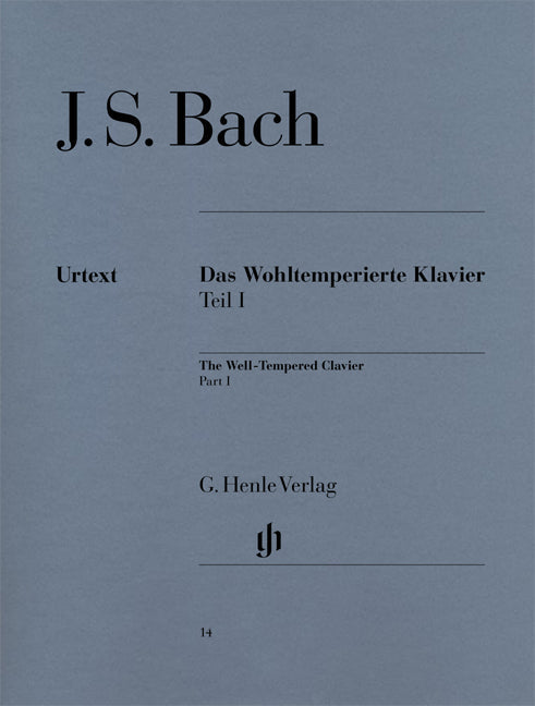 バッハ：平均律クラヴィーア曲集 第1巻 BWV 846-869/原典版/Heinemann編/シフ運指 【輸入：ピアノ】