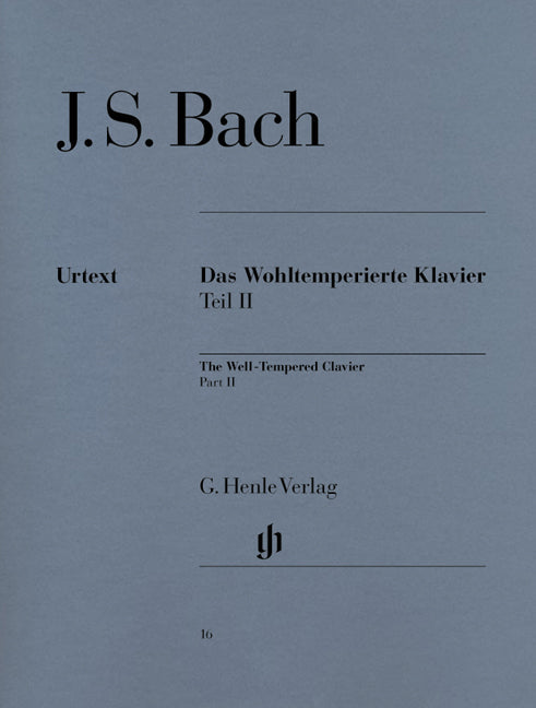 バッハ:平均律クラヴィーア曲集 第2巻 BWV 870-893/原典版/富田編/シフ運指 【輸入:ピアノ】