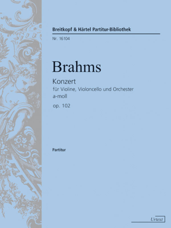 ブラームス：バイオリンとチェロのための二重協奏曲 イ短調 Op.102/新ブラームス全集版/Struck編: 指揮者用大型スコア 【輸入：複数ソロ楽器とオーケストラ(スコア)】