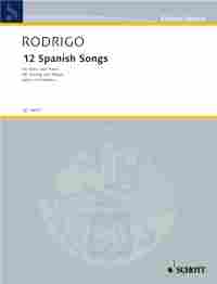ロドリーゴ：12のスペインの歌(ソプラノ)(スペイン語・英語)/Glendinning編 【輸入：ヴォーカルとピアノ】
