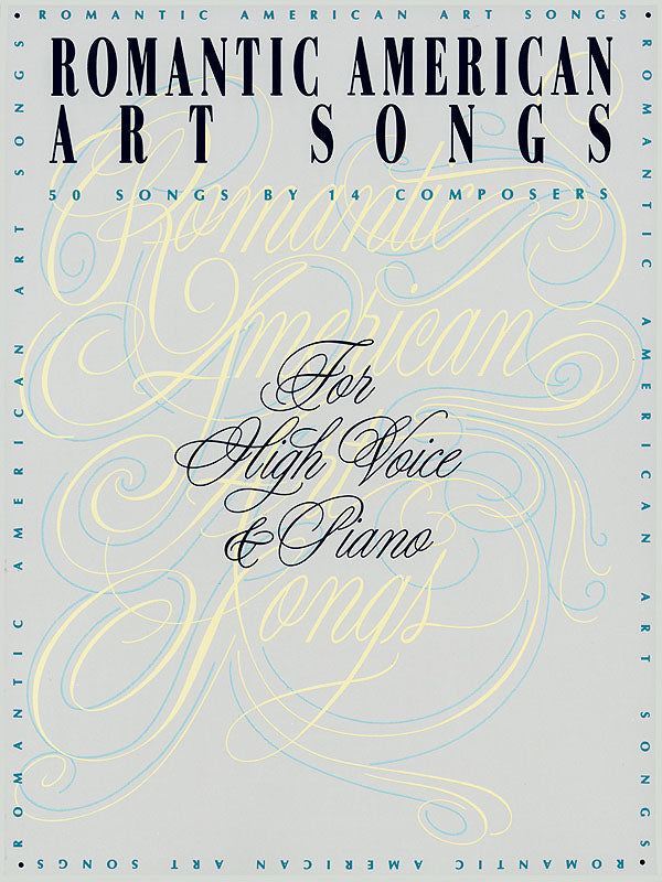 ROMANTIC AMERICAN ART SONGS(H) 【輸入：ヴォーカルとピアノ】