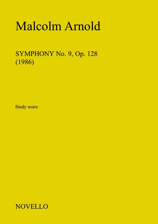 アーノルド：交響曲 第9番 Op.128 【輸入：オーケストラ(スコア)】