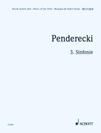 ペンデレツキ：交響曲 第3番: スタディ・スコア 【輸入：オーケストラ(スコア)】