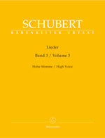 シューベルト：歌曲集 第3巻(独語)(高声用)/原典版/Durr編 【輸入：ヴォーカルとピアノ】