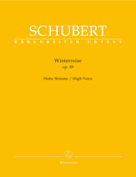 シューベルト：WINTERREISE OP.89 D 911(H)/DURR 【輸入：ヴォーカルとピアノ】