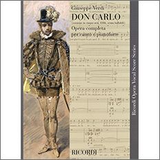 ヴェルディ:オペラ「ドン・カルロ」(全5幕版)(1886年版)(紙装) 【輸入:ヴォーカルとピアノ】