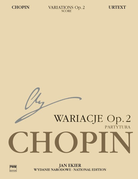 ショパン：モーツァルトのオペラ「ドン・ジョバンニ」の「お手をどうぞ」による変奏曲 Op.2/エキエル編: 大型スコア 【輸入：ピアノとオーケストラ(スコア)】