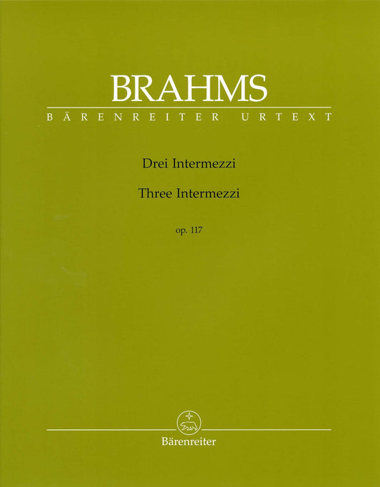 ブラームス：3つの間奏曲 Op.117/原典版/Kohn編 【輸入：ピアノ】