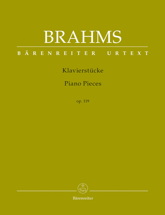 ブラームス:4つの小品 Op.119/原典版/Kohn編 【輸入:ピアノ】