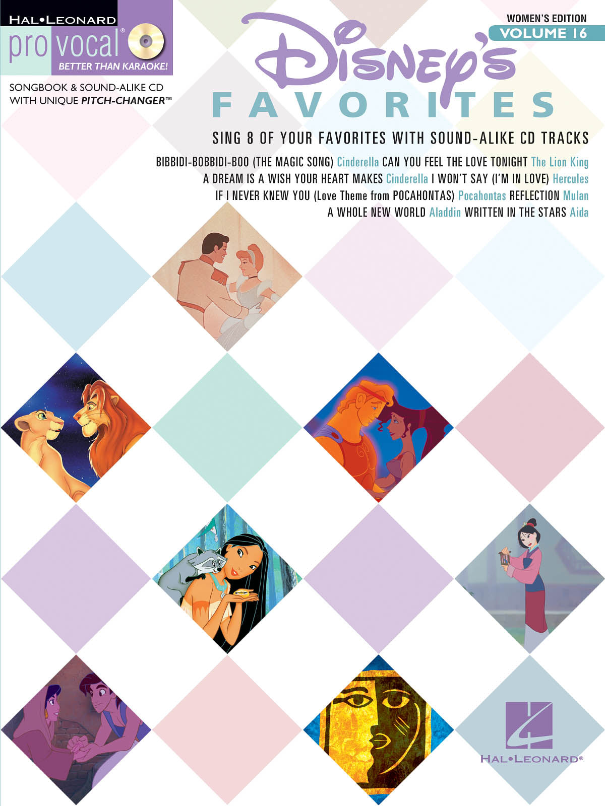 プロ・ヴォーカル女性歌手編 第6巻: ディズニー・フェイヴァリッツ: CD付 【輸入：ヴォーカル/ピアノ/ギター】