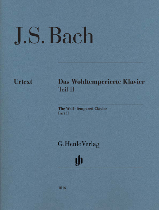 バッハ:平均律クラヴィーア曲集 第2巻 BWV 870-893/原典版/富田編/運指なし 【輸入:ピアノ】