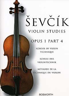 シェフチーク(セヴシック)：バイオリン技巧教本 Op.1 第4巻 【輸入：ヴァイオリン】