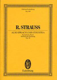 シュトラウス：交響詩「ツァラトゥストラはかく語りき」 Op.30: スタディ･スコア 【輸入：オーケストラ(スコア)】