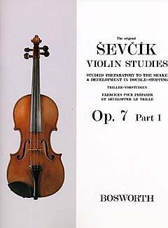 シェフチーク(セヴシック)：トリルとダブル・ストップの予備練習 Op.7 第1巻 【輸入：ヴァイオリン】