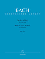 バッハ:無伴奏フルートのためのパルティータ イ短調 BWV 1013/新バッハ全集に基づく原典版/Schmitz編 【輸入:フルート】