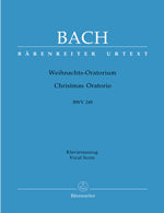 バッハ:クリスマス・オラトリオ BWV 248(独語・英語)/原典版/Blankenburg & Durr編 【輸入:合唱とピアノ】