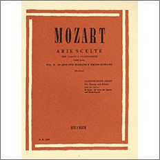 モーツァルト:オペラ・アリア集 第2巻: ソプラノまたはメゾ・ソプラノ編 【輸入:ヴォーカルとピアノ】
