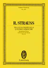 シュトラウス：交響詩「ティル・オイレンシュピーゲルの愉快ないたずら」 Op.28: スタディ・スコア 【輸入：オーケストラ(スコア)】