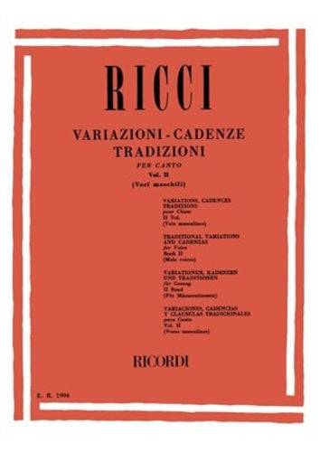リッチ：ロッシーニの作品のためのカデンツァ集 【輸入：ヴォーカルとピアノ】