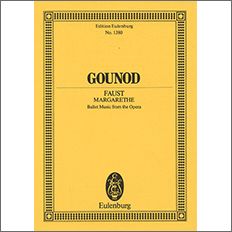 グノー:オペラ「ファウスト」より バレエ音楽 全7曲/Hopkins編: スタディ・スコア 【輸入:オーケストラ(スコア)】