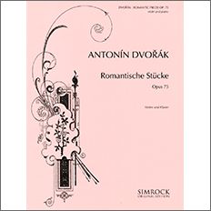 ドヴォルザーク：4つのロマンティックな小品 Op.75 【輸入：ヴァイオリン】