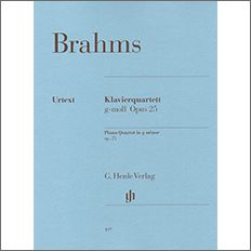 ブラームス：ピアノ四重奏曲 第1番 ト短調 Op.25/原典版/Krellmann編 【輸入：室内楽(パート譜)】