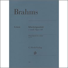 ブラームス:ピアノ四重奏曲 第3番 ハ短調 Op.60/原典版/Krellmann編 【輸入:室内楽(パート譜)】