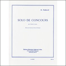 ラボー:演奏会用ソロ Op.10 【輸入:クラリネット】