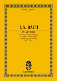 バッハ:チェンバロ協奏曲 第5番 ヘ短調 BWV 1056: スタディ・スコア 【輸入:ピアノとオーケストラ(スコア)】