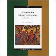 ストラヴィンスキー：バレエ音楽「春の祭典」(1947年版): 大型スコア 【輸入：オーケストラ(スコア)】