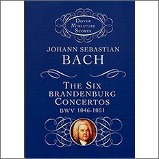 バッハ：ブランデンブルク協奏曲 全曲集 BWV 1046-1051 【輸入：室内楽(スコア)】