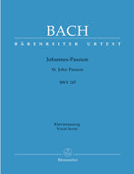 バッハ：ヨハネ受難曲 BWV 245(独語・英語)/原典版/メンデル編 【輸入：合唱とピアノ】