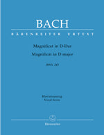 バッハ:マニフィカート ニ長調 BWV 243(第2稿)(ラテン語)/原典版/Durr編 【輸入:合唱とピアノ】