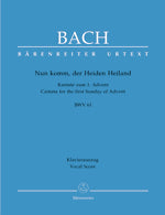 バッハ：カンタータ 第61番「いざ来たれ、異教徒の救い主よ」 BWV 61(独語)/原典版/Durr編 【輸入：合唱とピアノ】