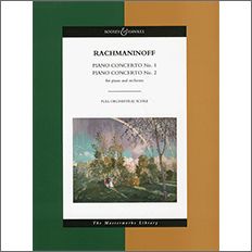 ラフマニノフ：ピアノ協奏曲 第1番 嬰ヘ短調 Op.1、第2番 ハ短調 Op.18: 大型スコア 【輸入：ピアノとオーケストラ(スコア)】